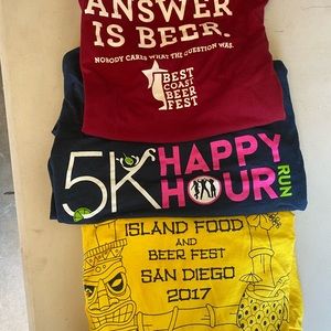 San Diego alcohol related volunteer shirts